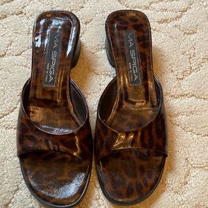 Via Spiga animal print shoes size 7